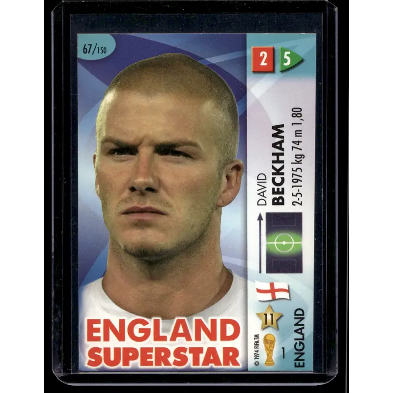 2006 Panini GOAAAL! World Cup - England Superstar - David Beckham #67