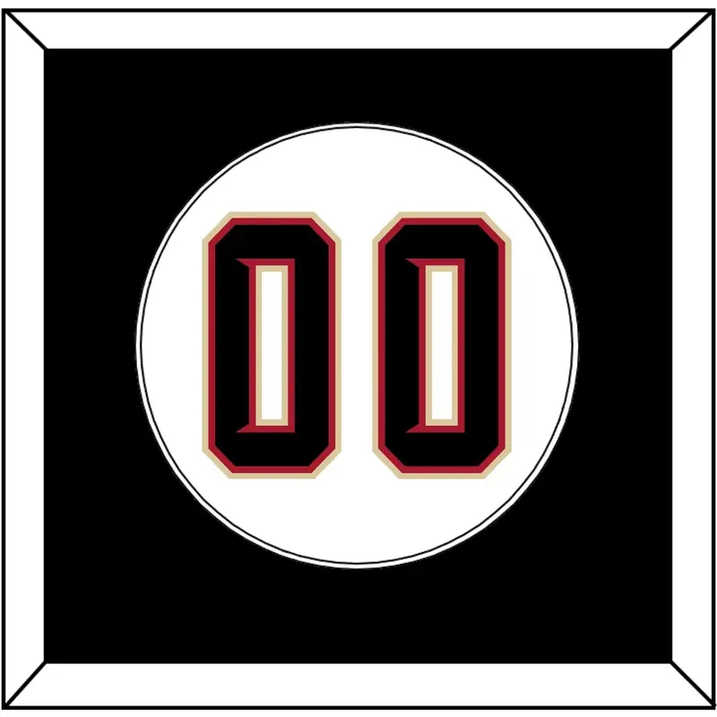 Arizona Number - Home White (2020-2023) - Single Mat 2