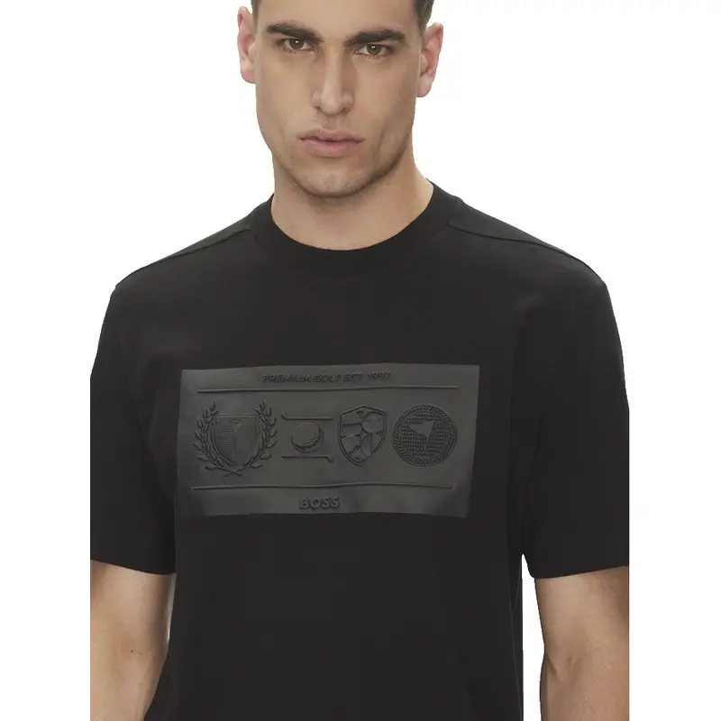 HUGO BOSS BLACK T-SHIRT MEN TEE HERITAGE 50538112001