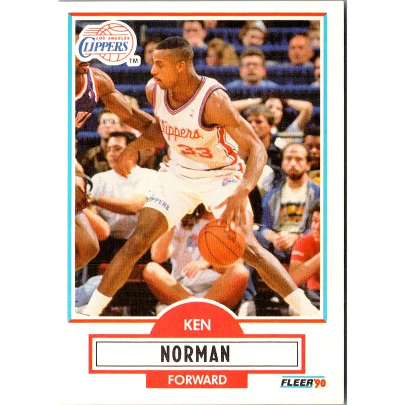 1990 Fleer Ken Norman #88