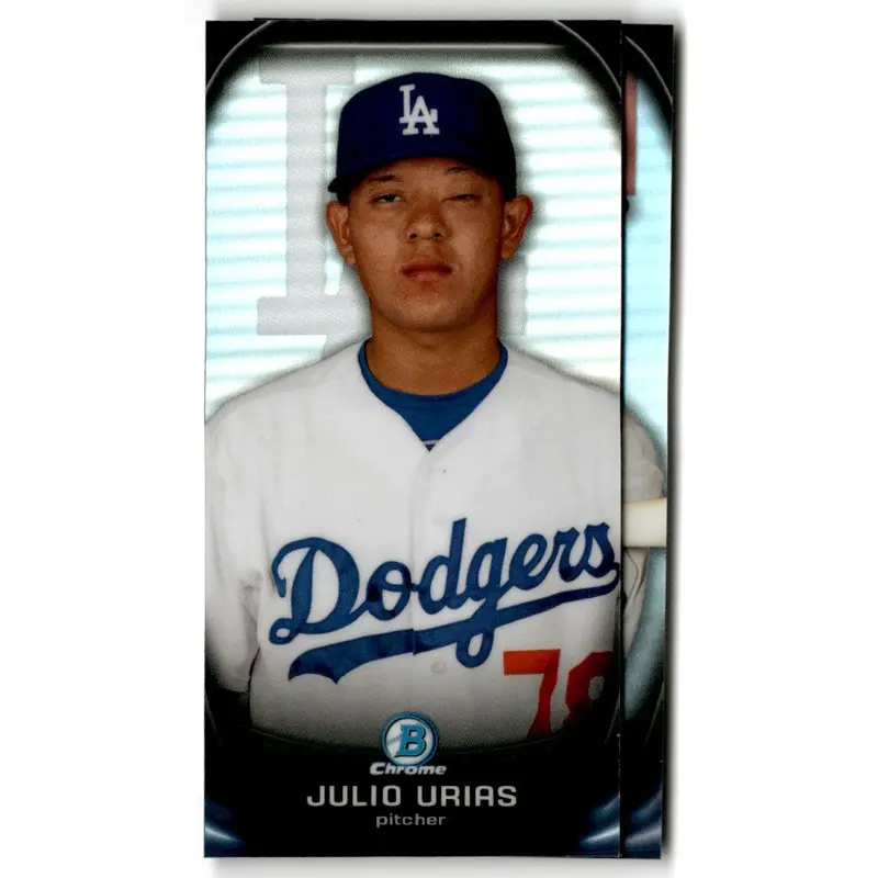 2015 Bowman Chrome Prospect Profiles Minis Julio Urias #PP-7