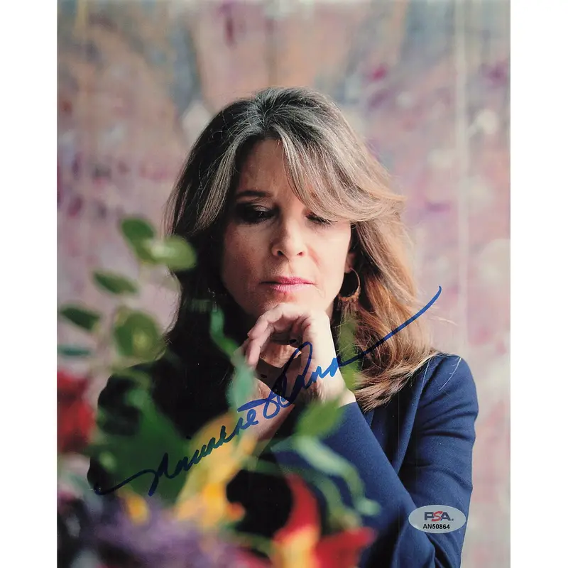 Marianne Williamson signed 8x10 photo PSA/DNA Autographed Author