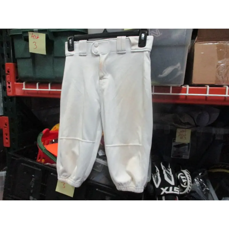 Used Rawlings White Knicker Baseball Pant Youth Medium
