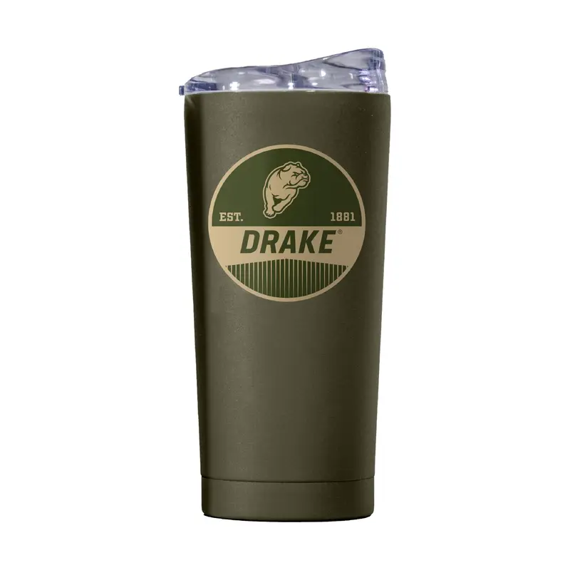 Drake 20oz Olive Badge Powder Coat Tumbler