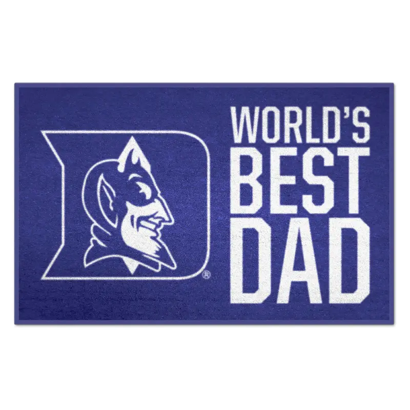 Duke University Starter Mat - World's Best Dad