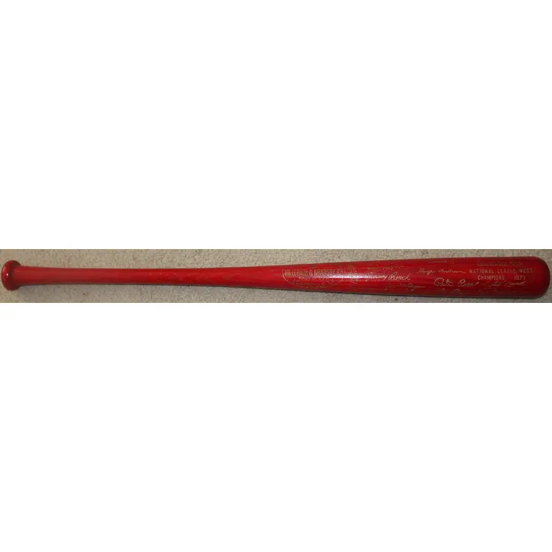 1973 Cincinnati Reds NL West Champions Commemorative Red Baseball Bat