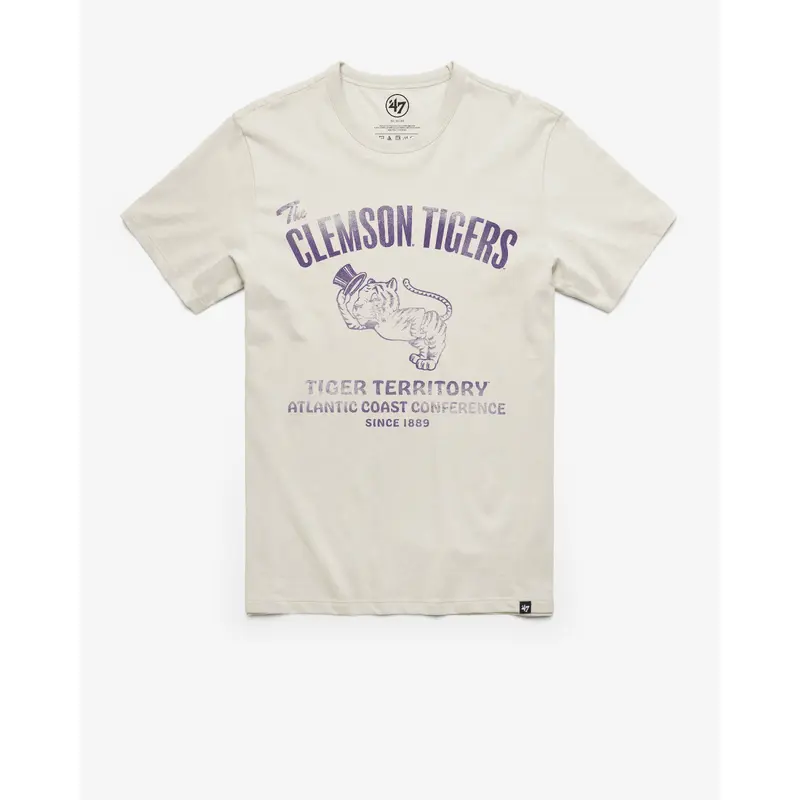 CLEMSON TIGERS VINTAGE WIDE OPEN '47 FRANKLIN TEE
