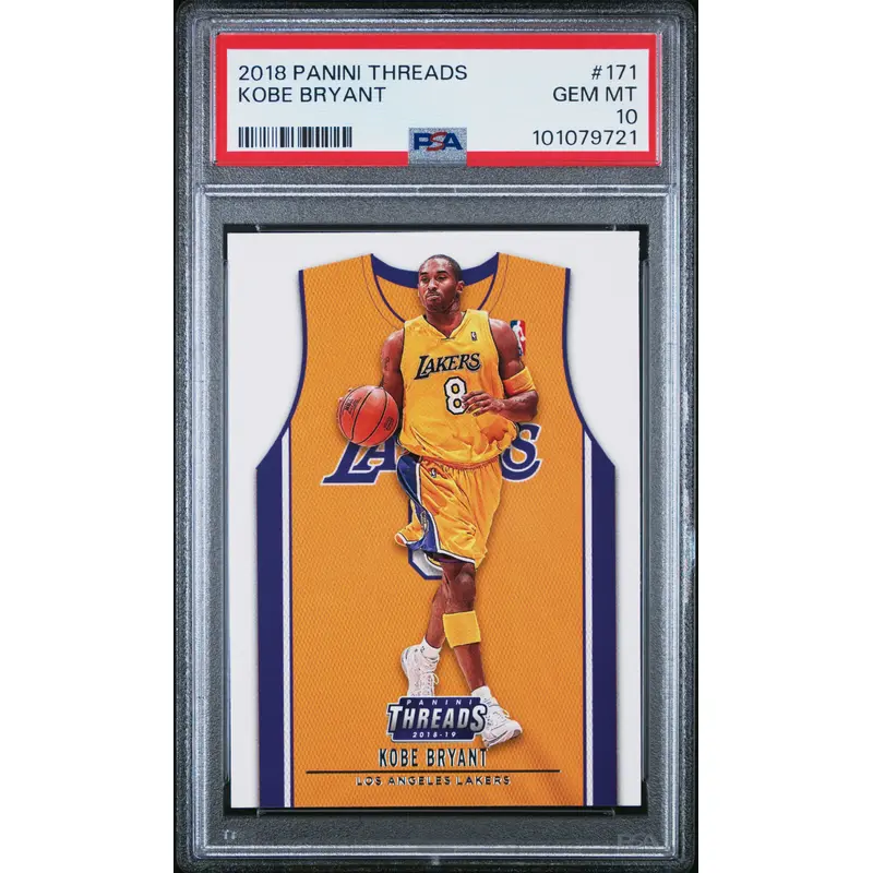 Kobe Bryant 2018 Panini Threads #171 PSA 10 Gem Mint 9721