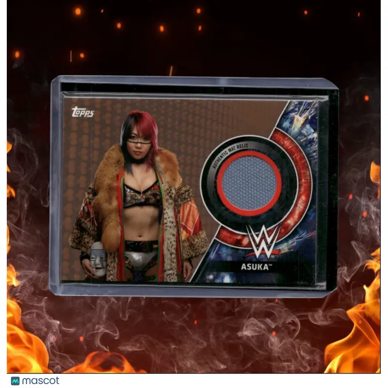 2018 Topps Asuka Event-Used Canvas Mat Relic Survivor Series 2017 22/75 #MR-AK