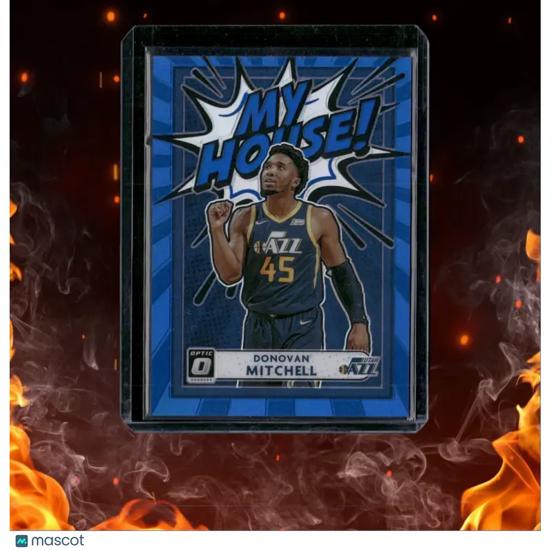 2021-22 Donruss Optic Donovan Mitchell Blue My House 79/85 #10