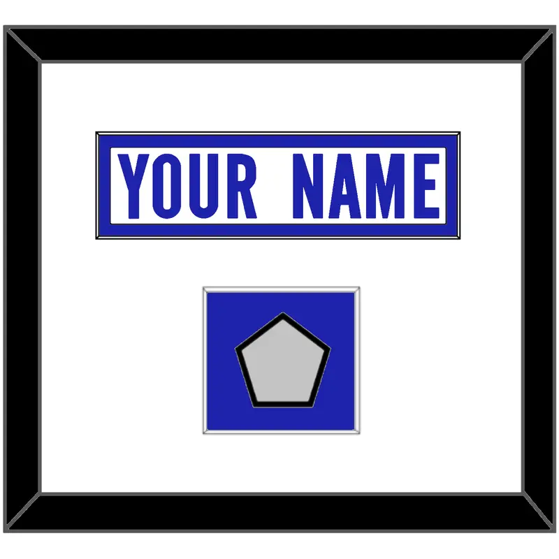 Los Angeles Nameplate & Super Bowl LVI Jersey Patch - Road White - Single Mat 1
