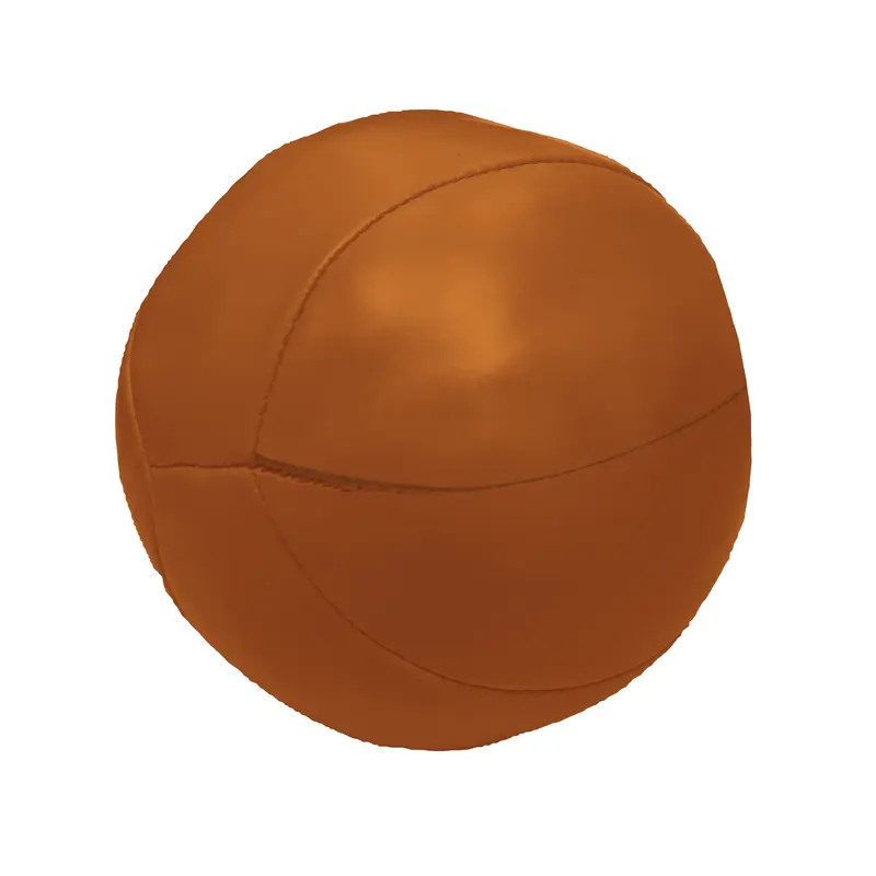 Plain Composite Brown Micro Plush Basketball