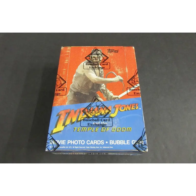 1984 Topps Indiana Jones Temple Doom Unopened Wax Box (Authenticate)