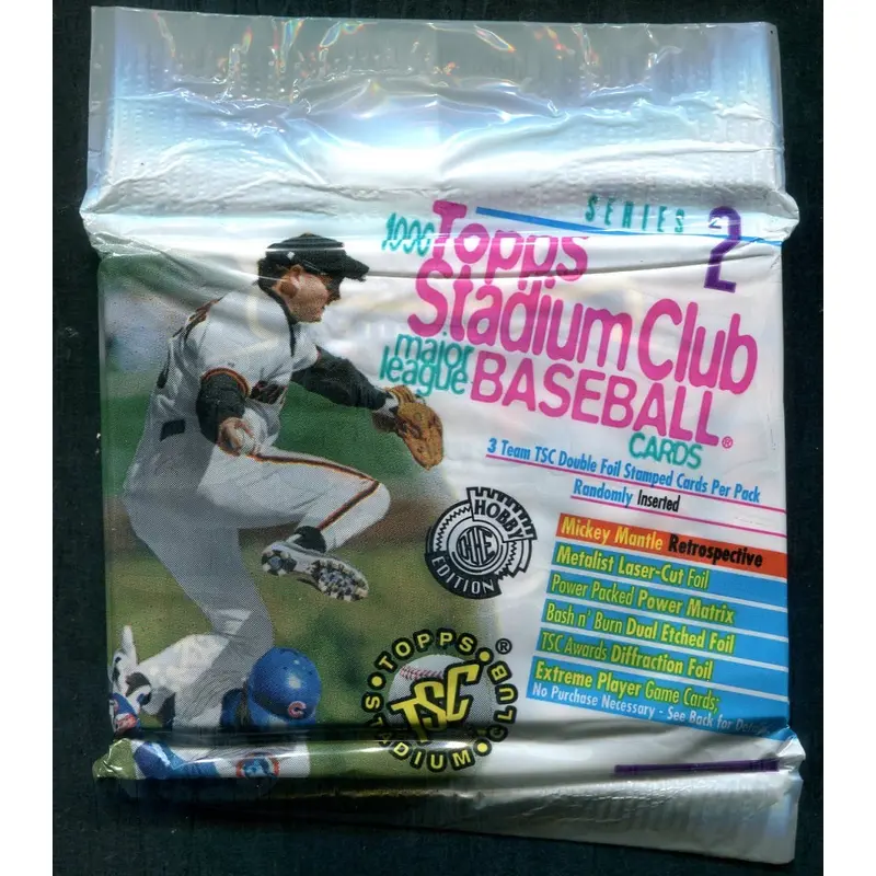 1996 Topps Stadium Club Baseball Unopened Series 2 Jumbo Pack (Hobby) (20)