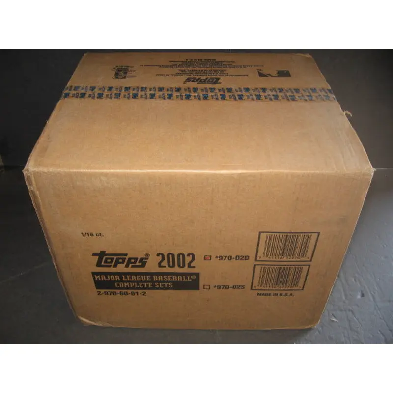 2002 Topps Baseball Factory Set Case (Retail) (16 Sets)