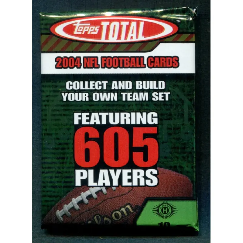 2004 Topps Total Football Unopened Pack (Hobby)(10)