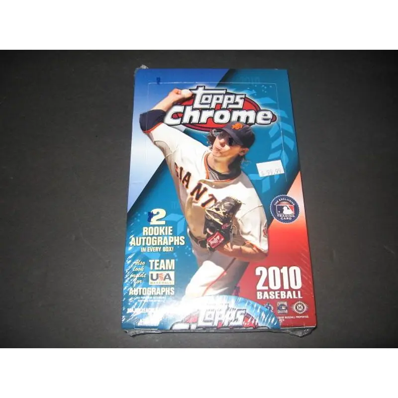 2010 Topps Chrome Baseball Box (Hobby)