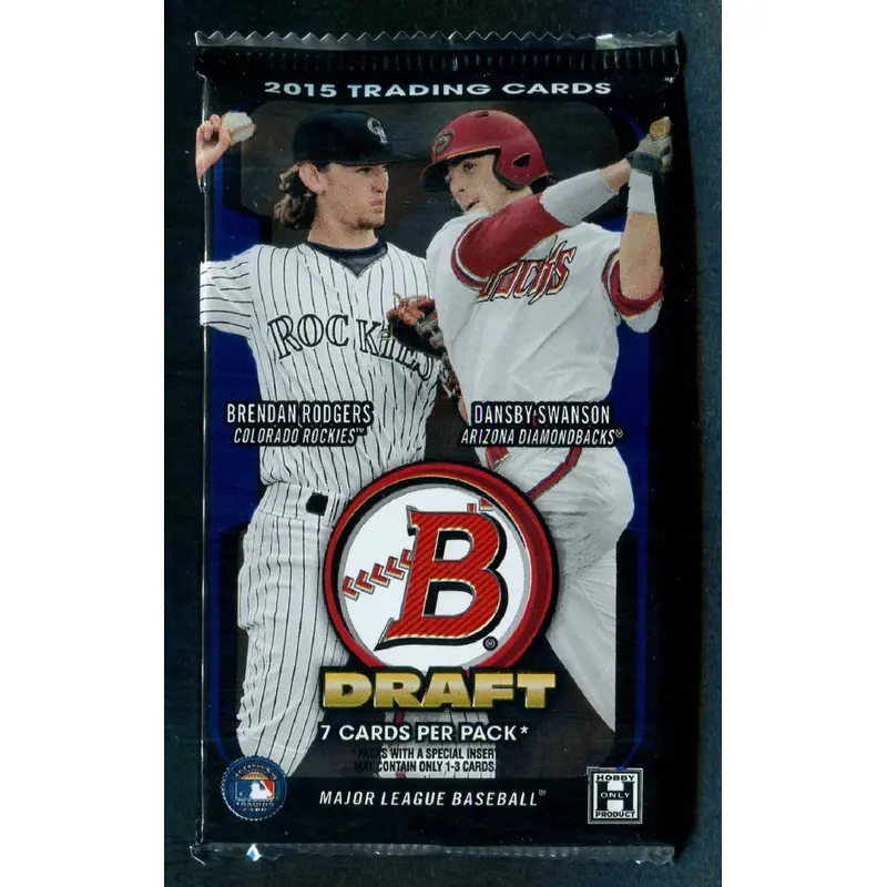 2015 Bowman Draft Baseball Unopened Pack (Hobby) (7)