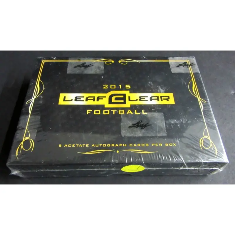 2015 Leaf Clear Football Box