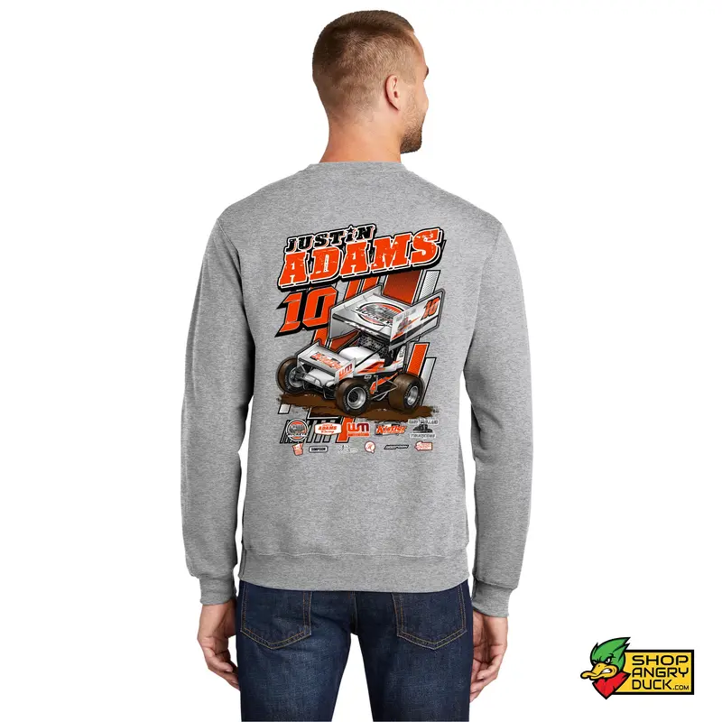 Justin Adams Racing Illustrated Crewneck Sweatshirt