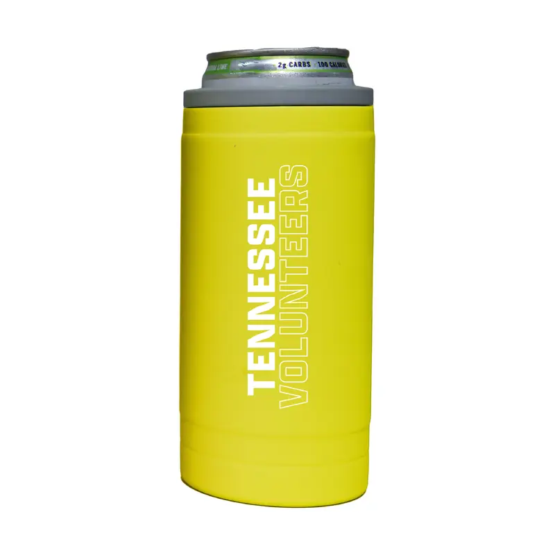 Tennessee 12oz Cru Stacked Soft Touch Slim Coolie