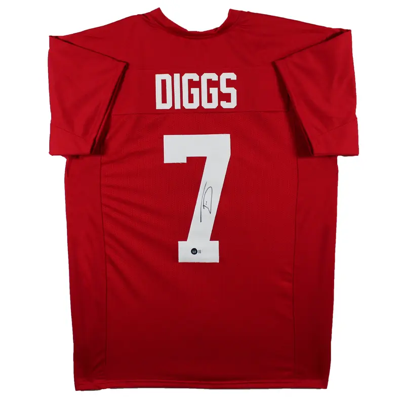 Alabama Trevon Diggs Authentic Signed Maroon Pro Style Jersey BAS Witnessed