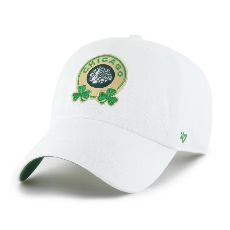 CHICAGO BLACKHAWKS ST. PADDY'S DOUBLE SHAMROCK '47 CLEAN UP