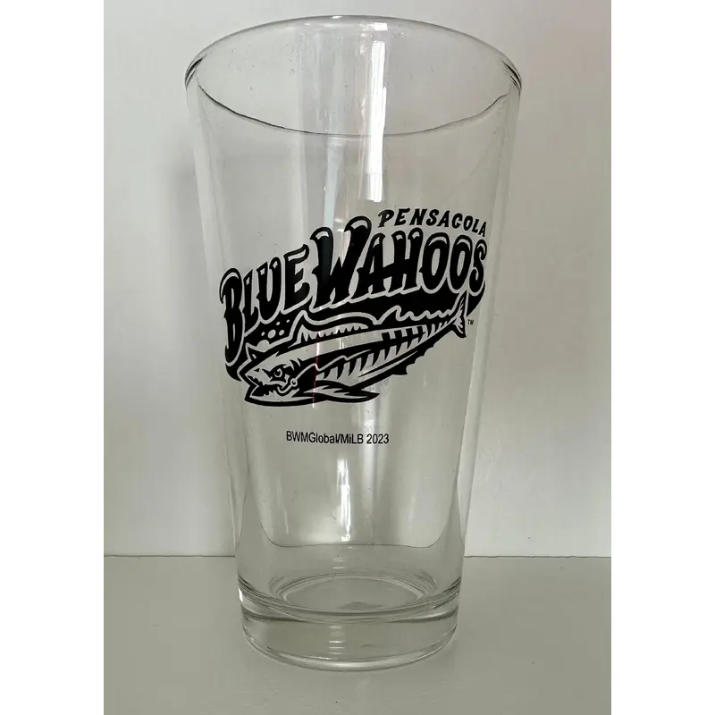 Pensacola Blue Wahoos Pint Glass