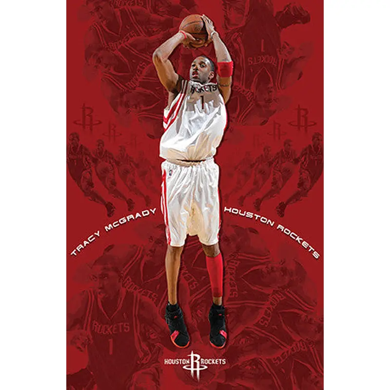 Tracy McGrady "Red Rocket" Houston Rockets Poster - Costacos 2006