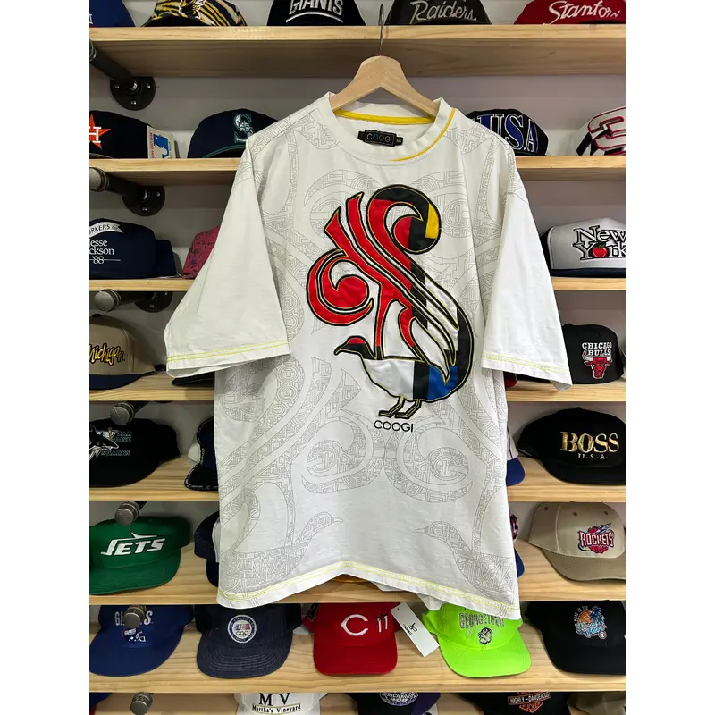 Vintage Y2K Coogi Embroidered Multi Colored Tee 2X / 3X