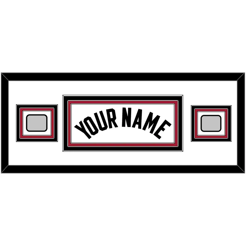 Miami Name & 2 Finals Patches - Home White (1999-2008) - Triple Mat 2