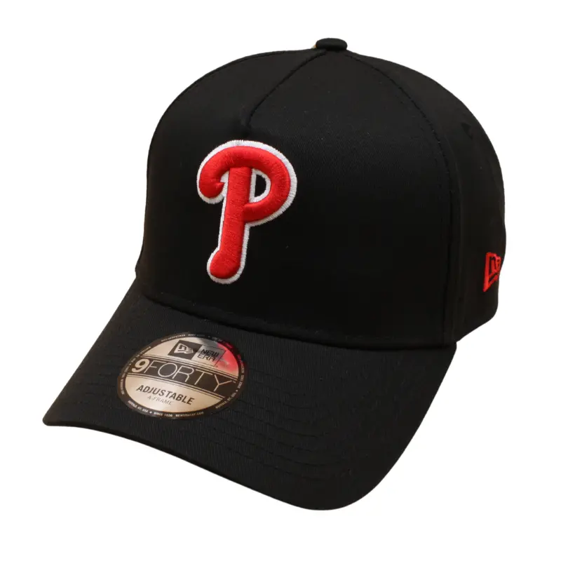 New Era - 9FORTY A-Frame Cap - Philadelphia Phillies - Black
