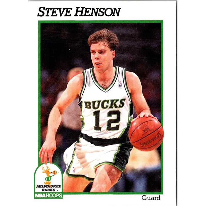 1991 Hoops Steve Henson #392 Rookie