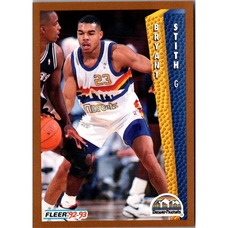 1992 Fleer Bryant Stith #332 Rookie