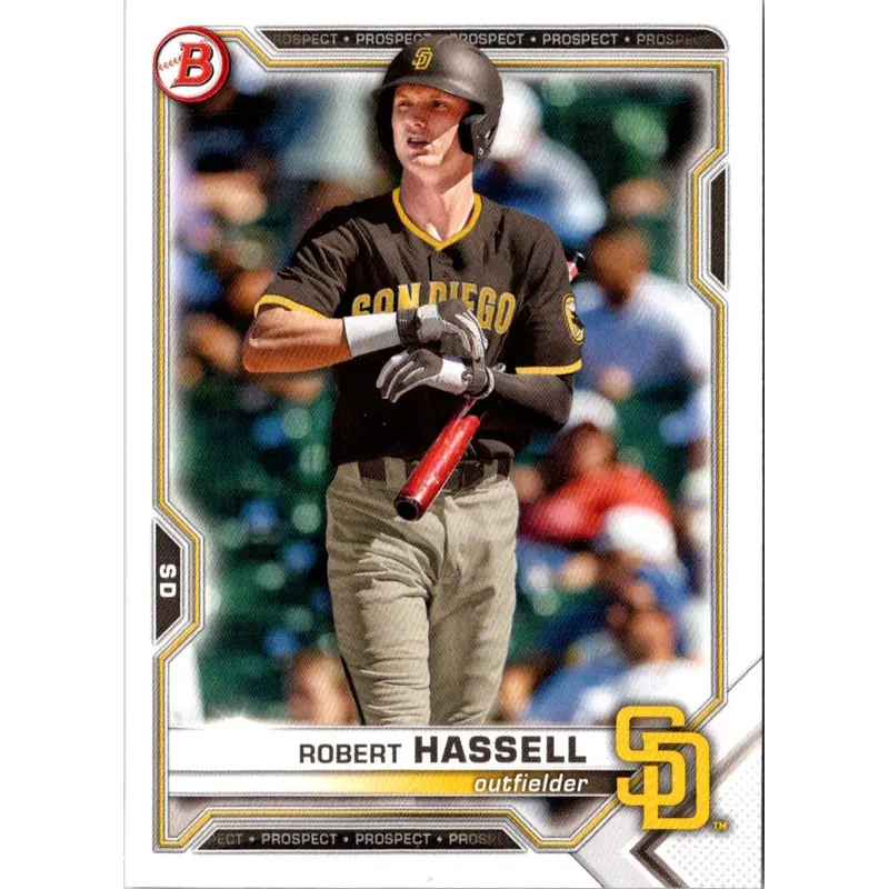 2021 Bowman Draft Robert Hassell #BD-67