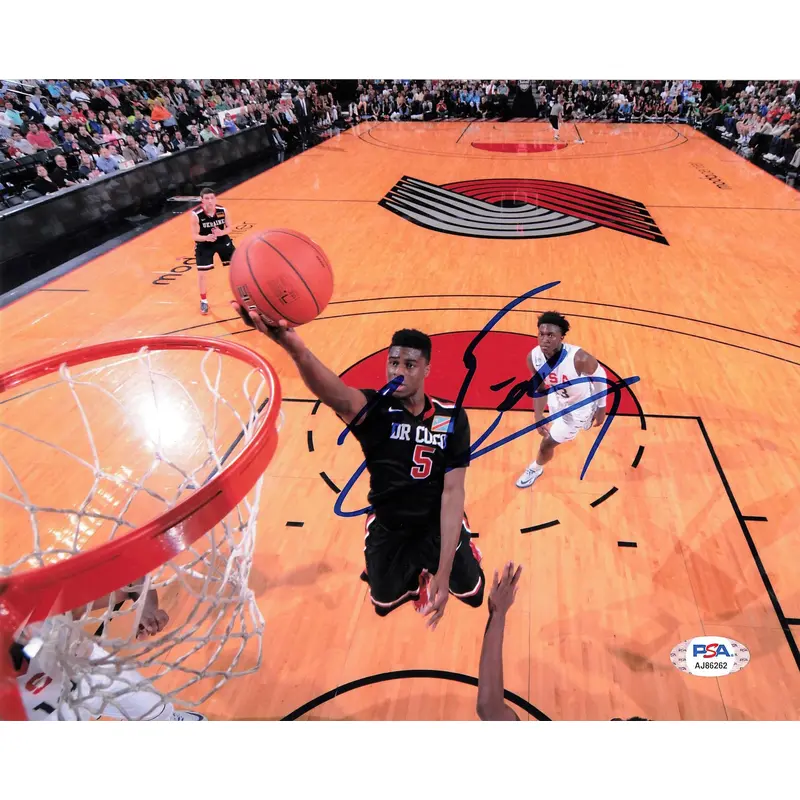Emmanuel Mudiay signed 8x10 photo PSA/DNA Denver Nuggets Autographed Jazz