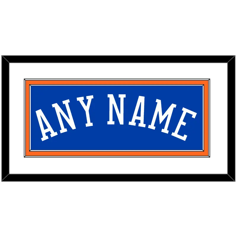 New York Name - Road Blue - Double Mat 1