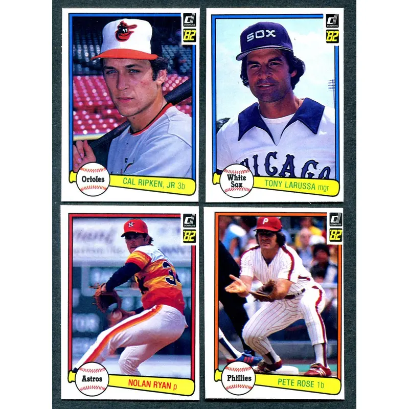 1982 Donruss Baseball Complete Set EX (660) (24-497)