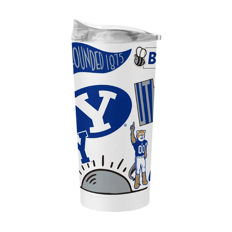 BYU 20oz Native Powder Coat Tumbler