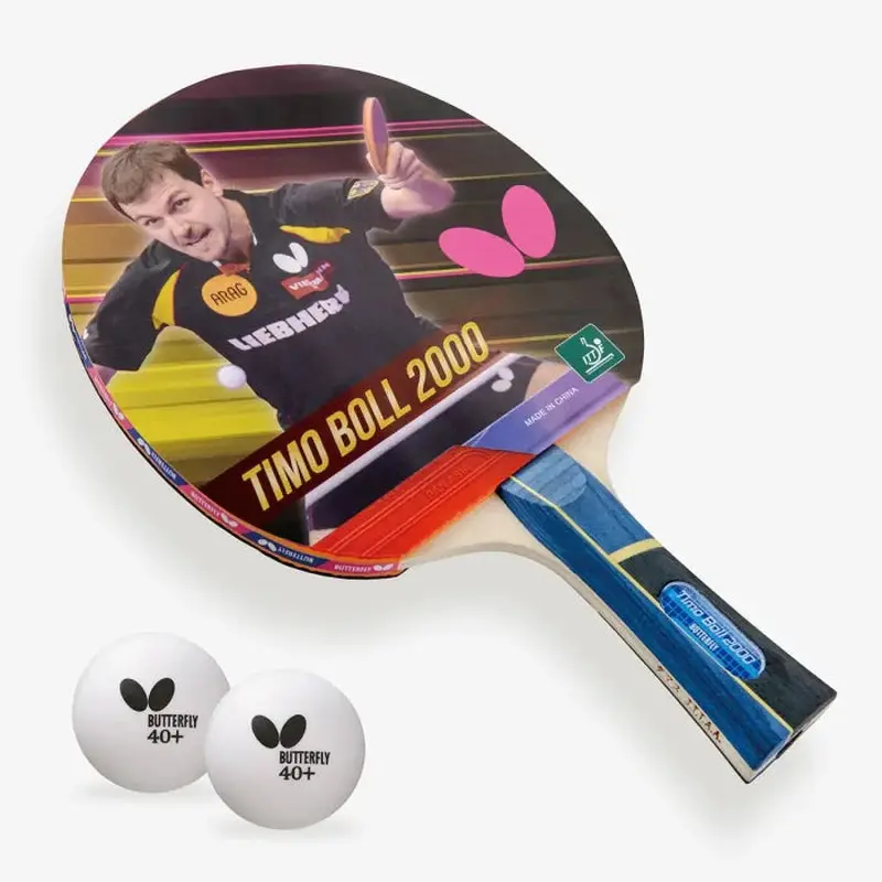 TIMO BOLL 2000 TABLE TENNIS RACKET BUTTERFLY | KIBI SPORT
