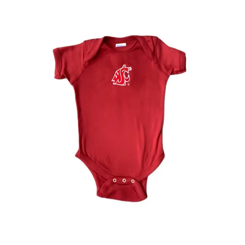 Baby onesie Crimson with Coug