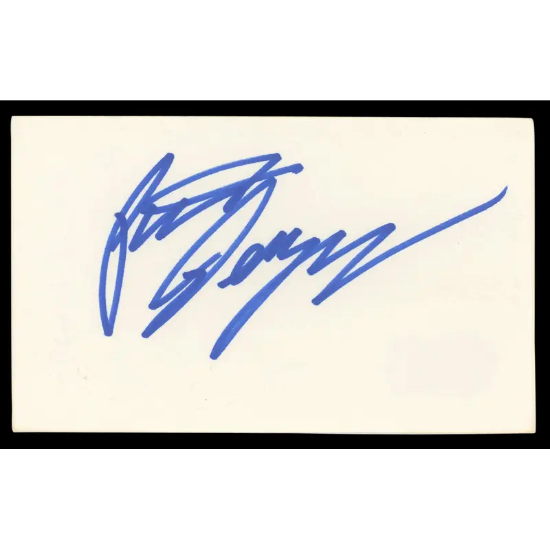 Patrick Dempsey Grey's Anatomy Authentic Signed 3x5 Index Card BAS #BL98496