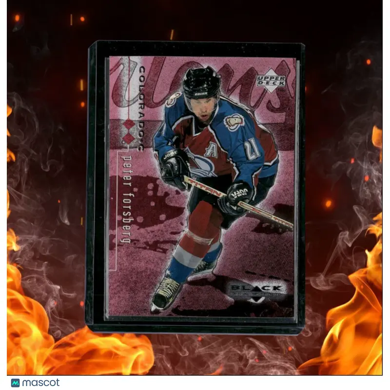 1998-99 Upper Deck Black Diamond Peter Forsberg Red 0608/2000 #21