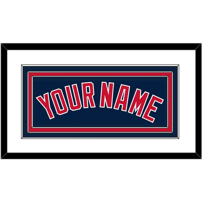 Boston Name - Alternate Road Blue - Triple Mat 1