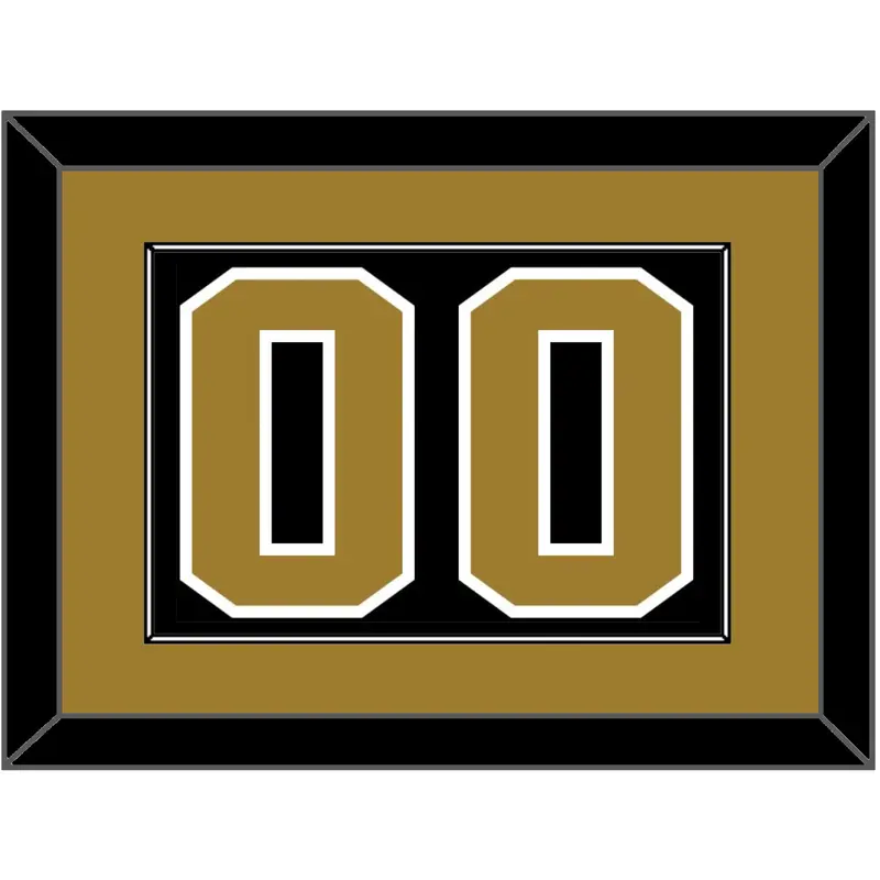 Wake Forest Basketball Number - Road Black (2006-2009) - Single Mat 2