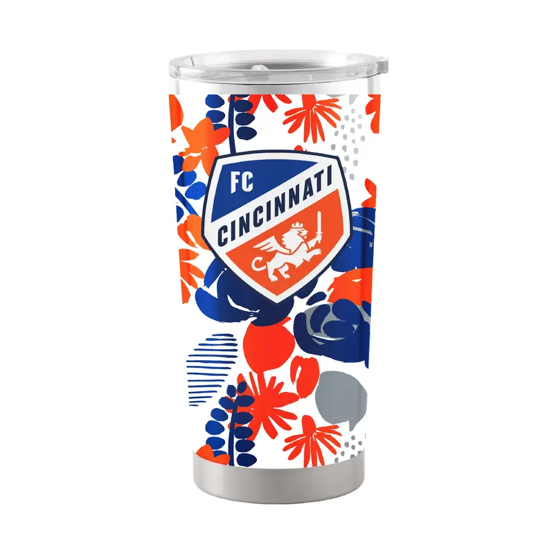 FC Cincinnati 20oz Floral Stainless Steel Tumbler