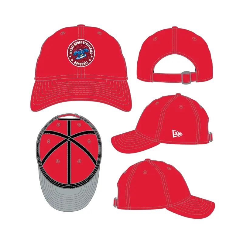 Jersey Shore BlueClaws New Era Glitter Logo Patch Adjustable Cap