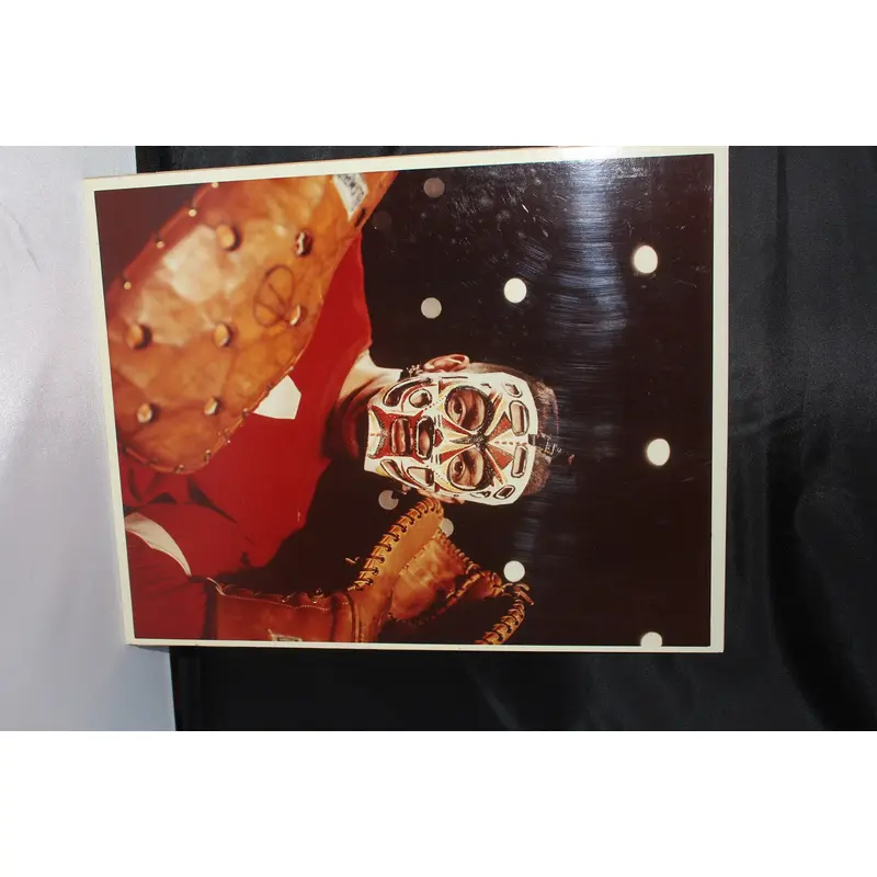 Vintage Indianapolis Chiefs 11x14 Goalie Hockey Promo Photo.