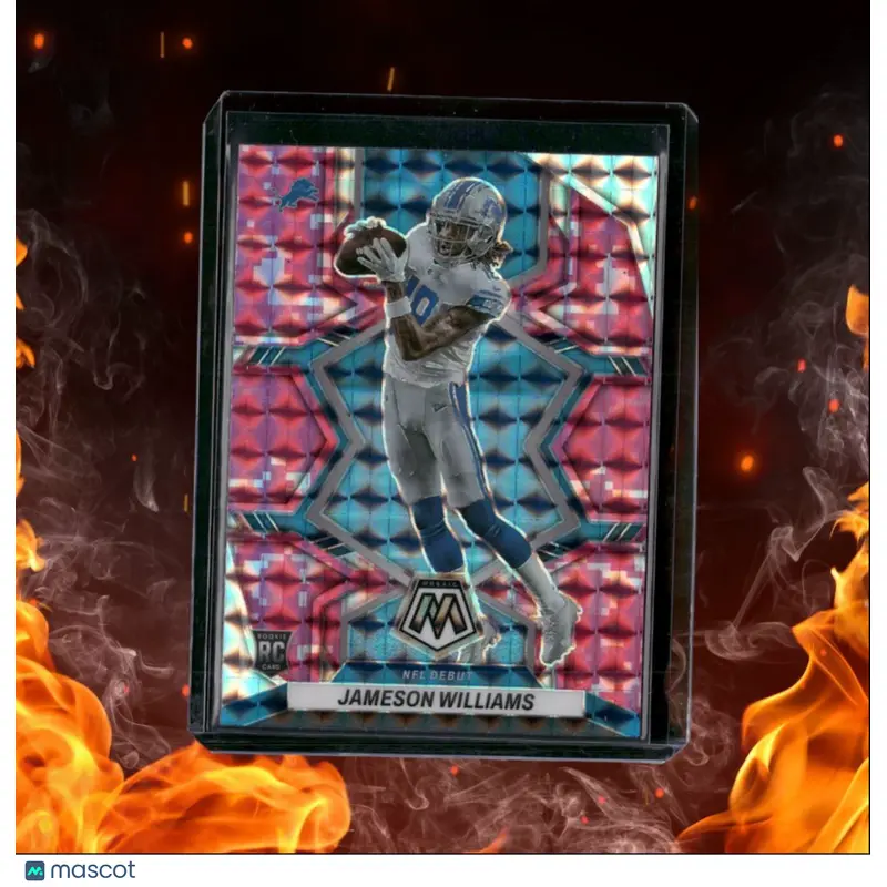 2022 Panini Mosaic Jameson Williams Pink Mosaic Prizm Rookie #278