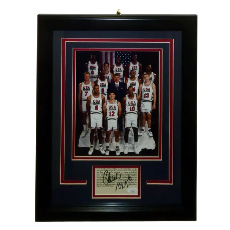 Chuck Daly Autographed 1992 Team USA Dream Team "Signature Series" Frame - JSA